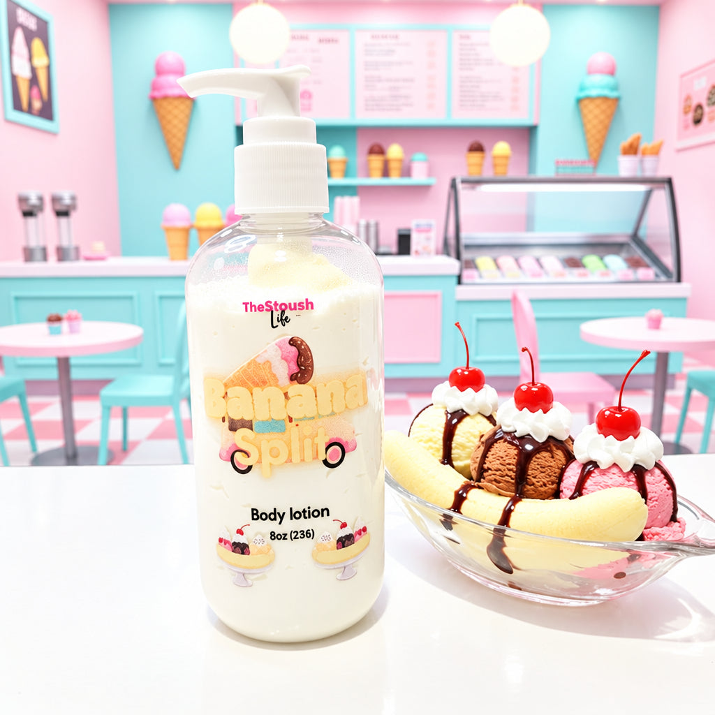 Banana Split Body Lotion | Sweet Creamy Hydration – The Stoush