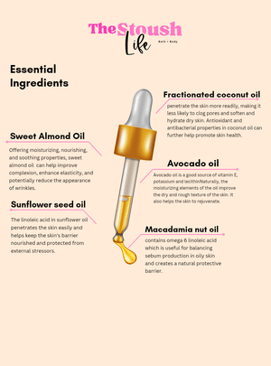 Cotton Candy Nourishing Body Oil | Body oil | Natural Skincare by Thestoushlife