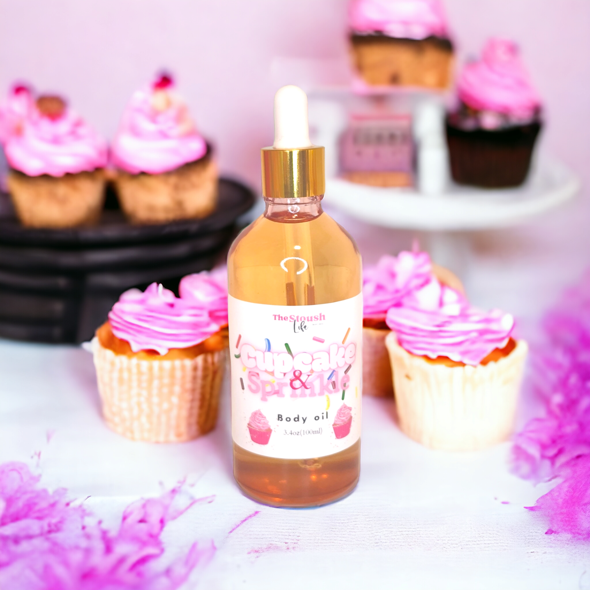 Cupcake & Sprinkles Nourishing Body Oil | Body oil | Natural Skincare by Thestoushlife