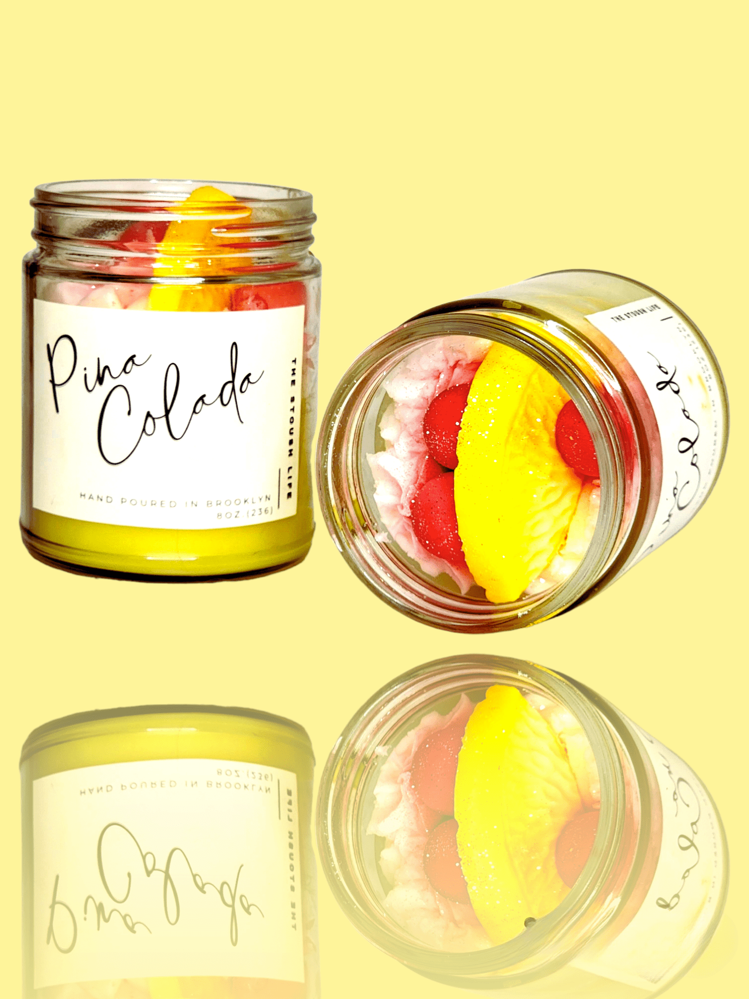 Pina Colada candle | Candle | Natural Skincare by Thestoushlife