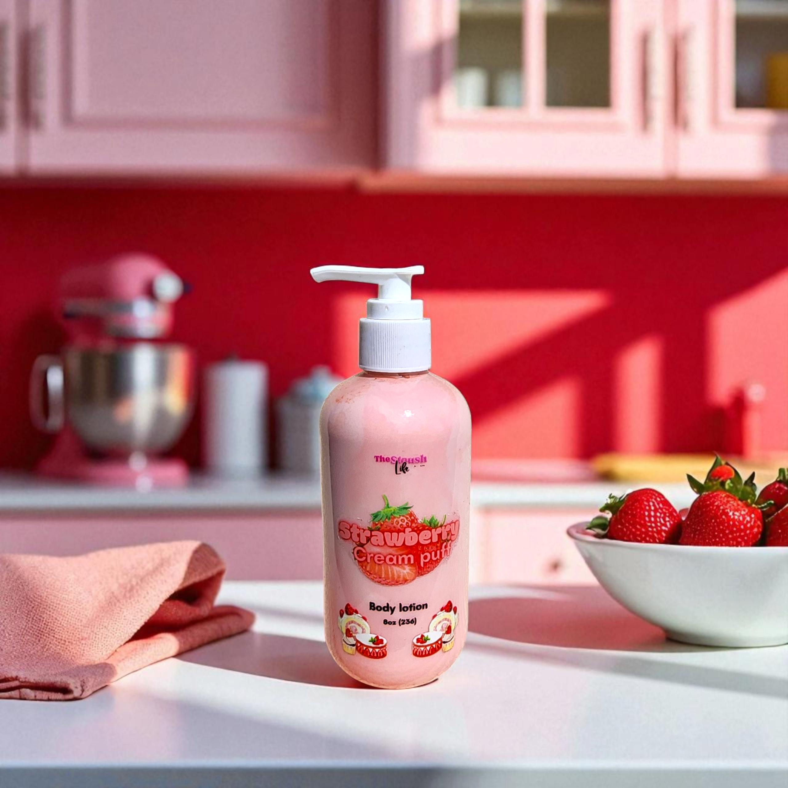 Strawberry Cream Puff Hydrating Body Lotion