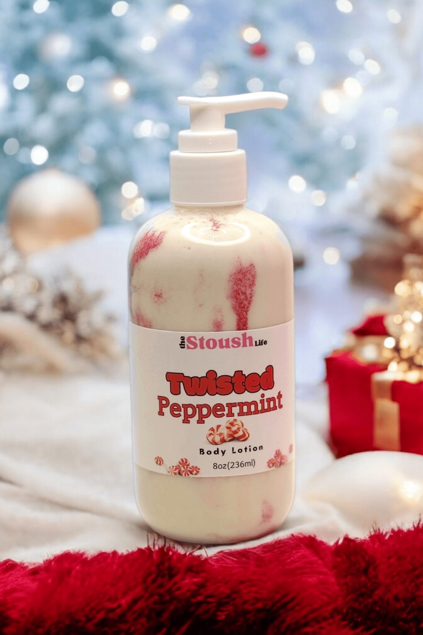 Twisted Peppermint Hydrating Body Lotion | Lotion | Natural Skincare by Thestoushlife
