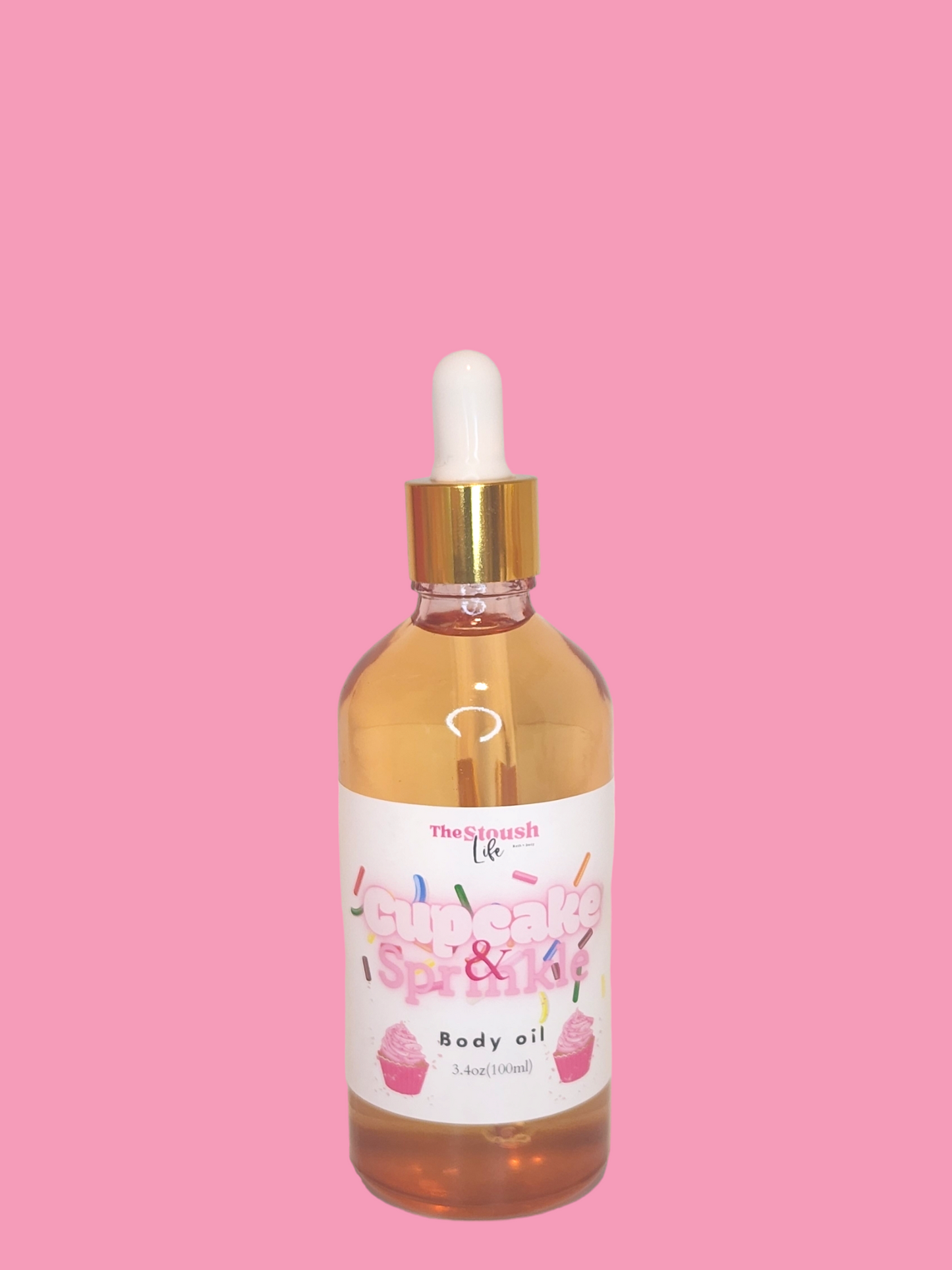 Cupcake & sprinkle body oil