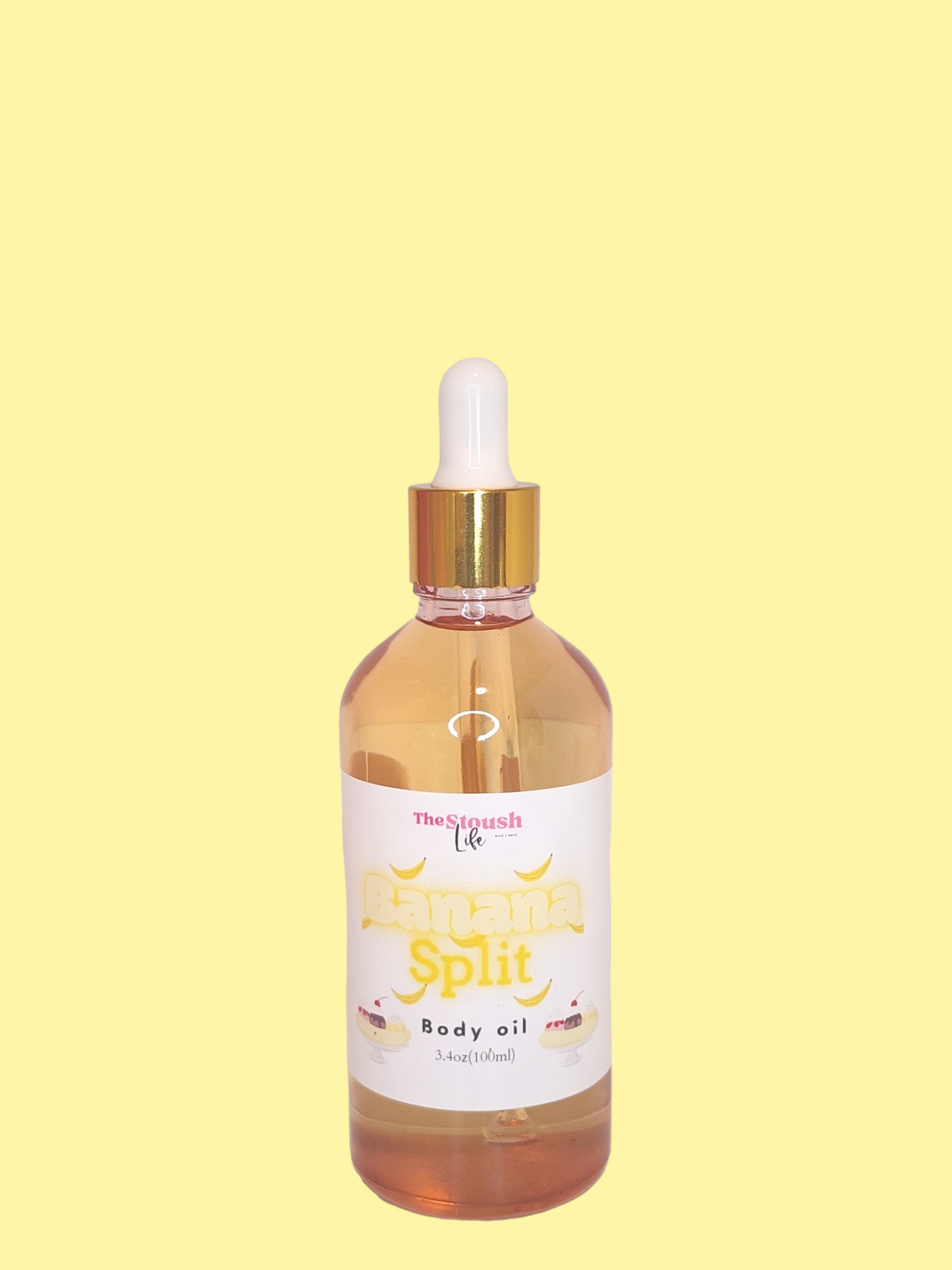 Banana split body oil