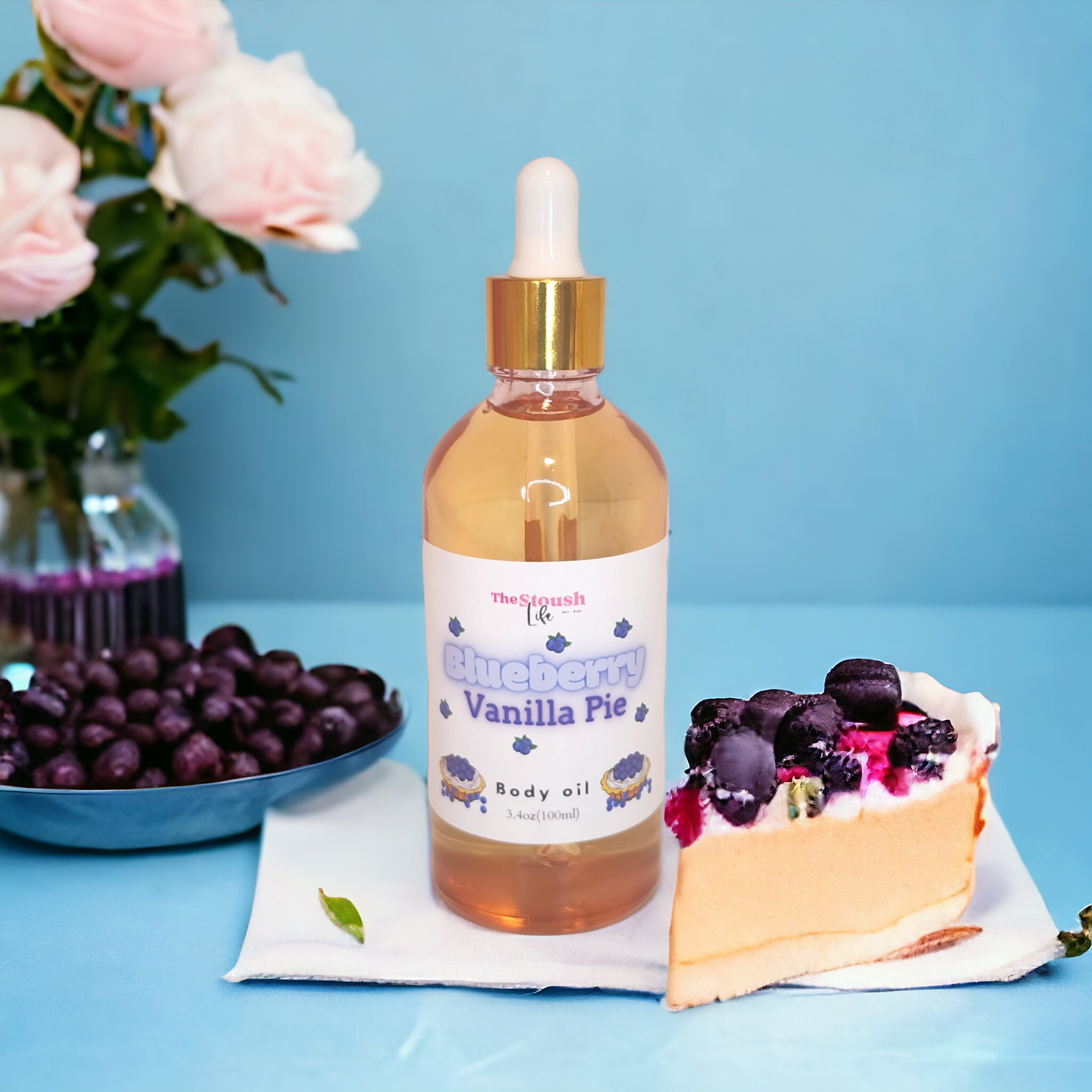 Blueberry Vanilla pie body oil