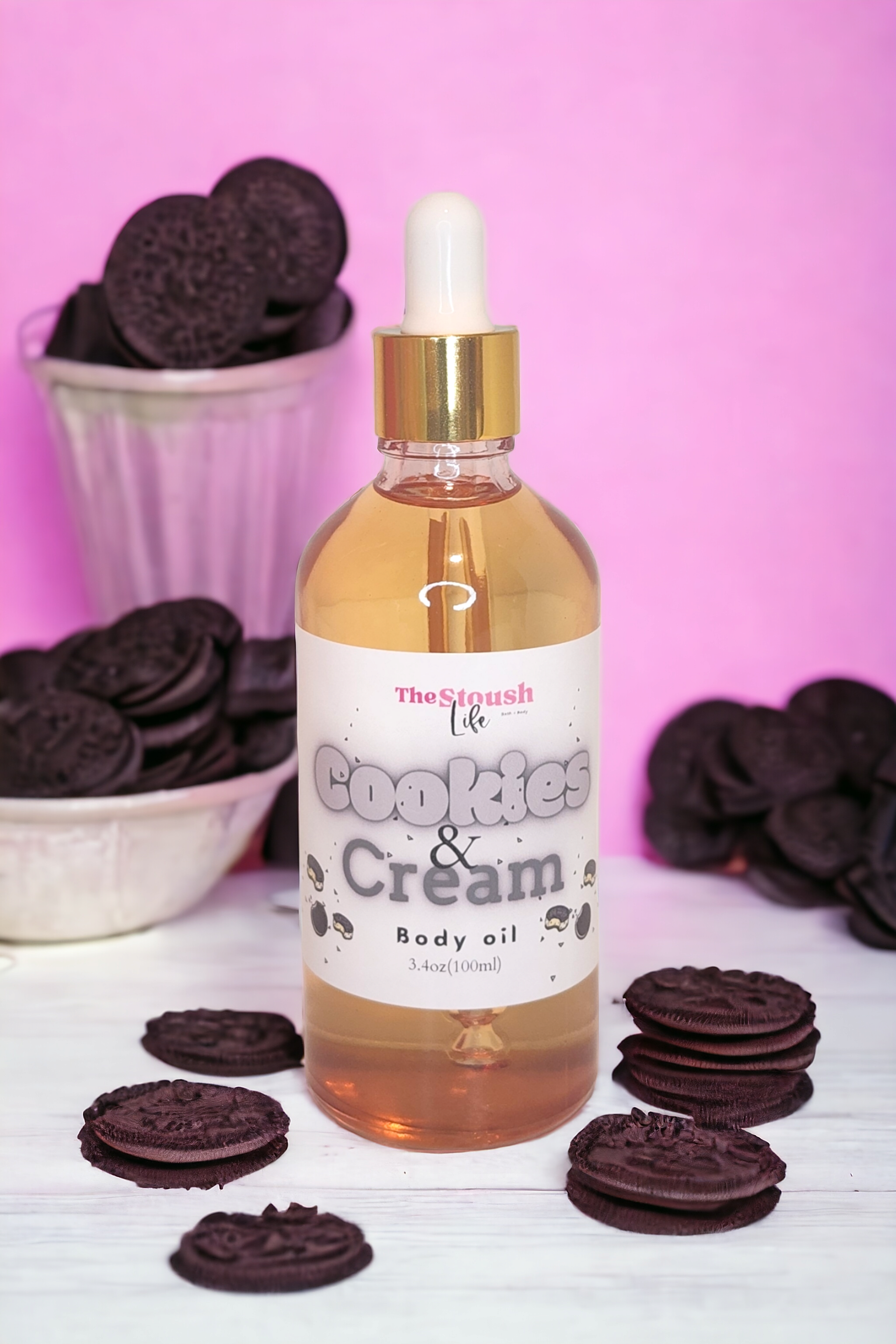 Cookies & cream body oil