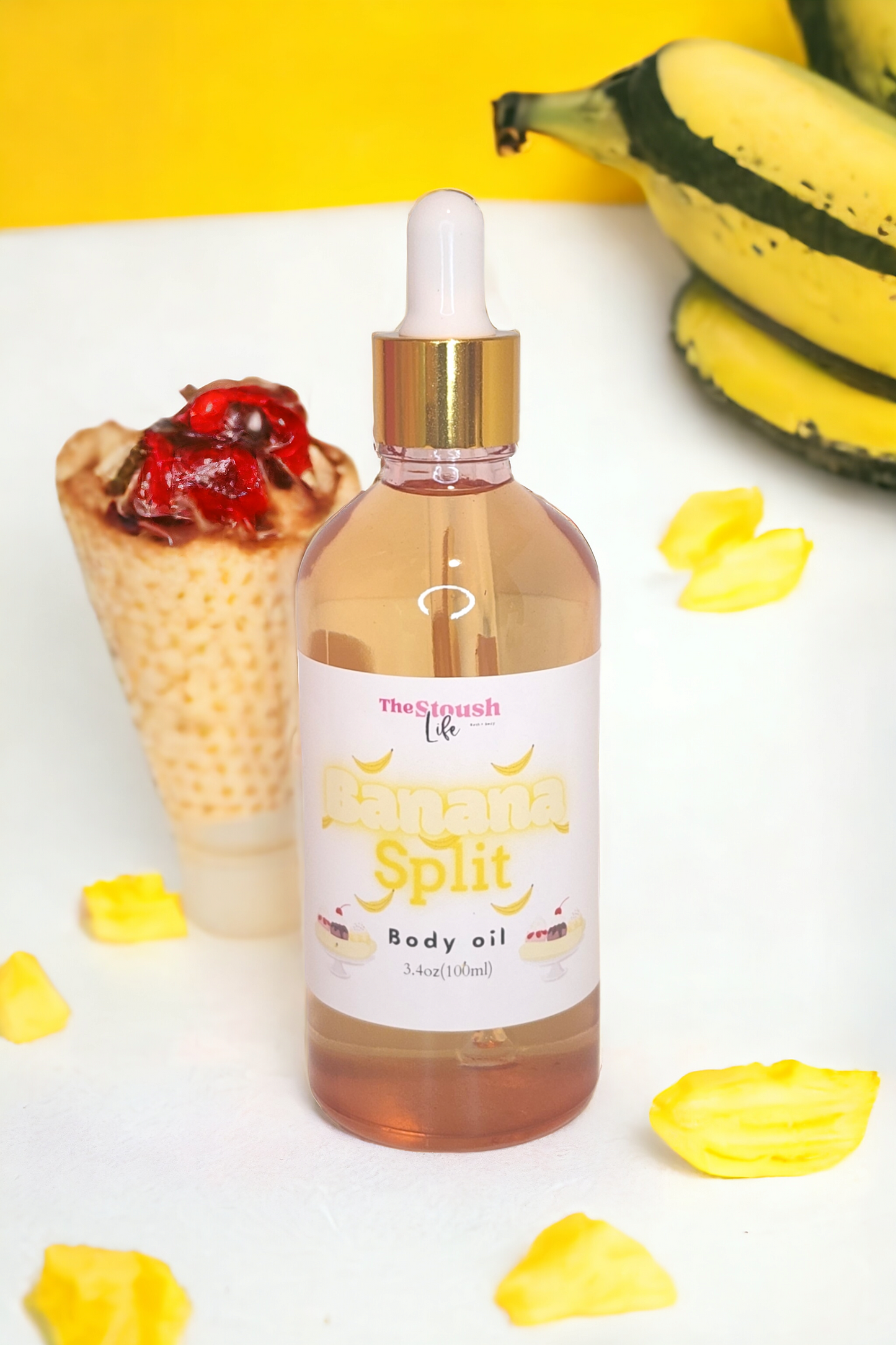 Banana split body oil