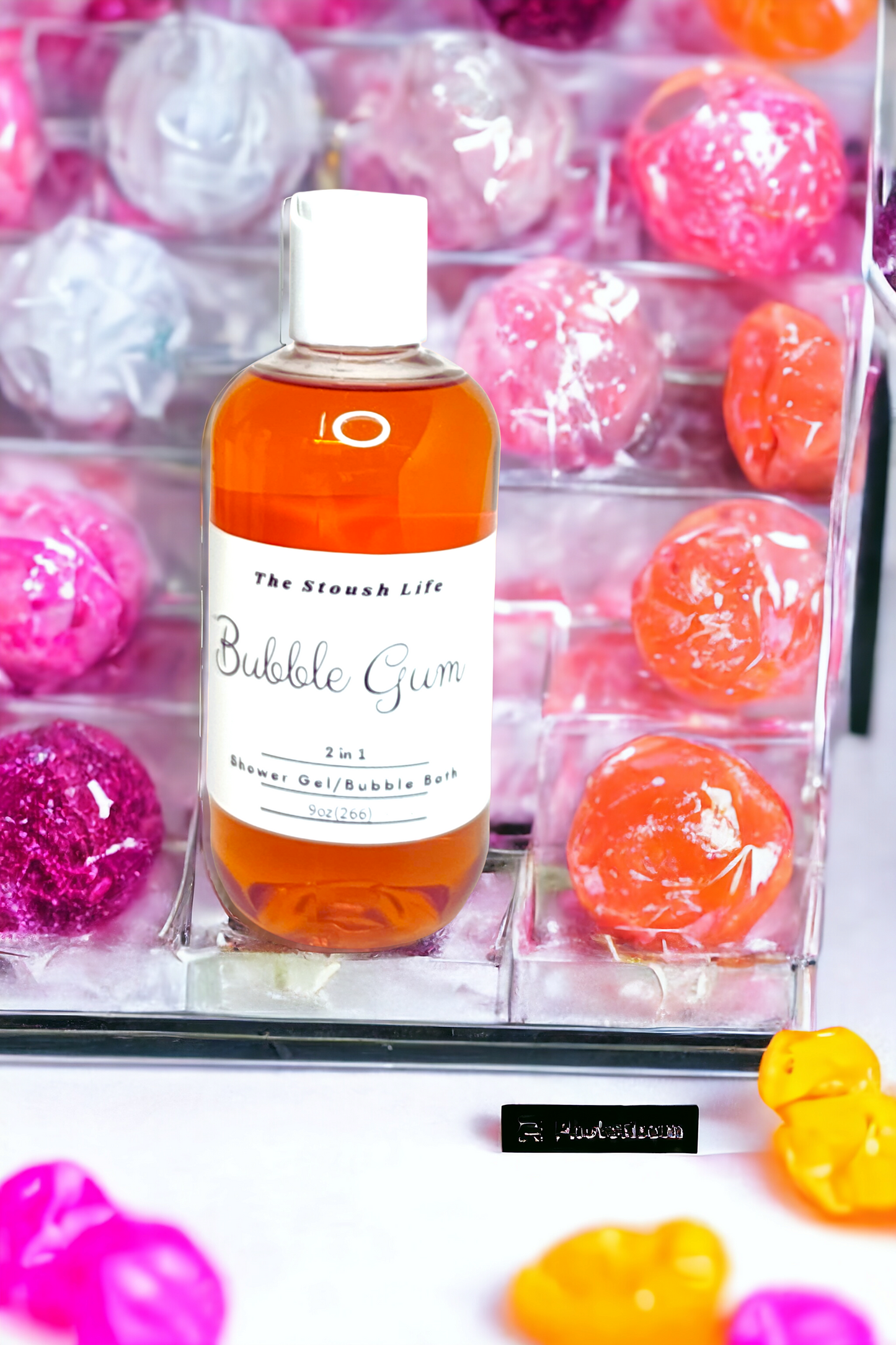 Bubble gum shower gel