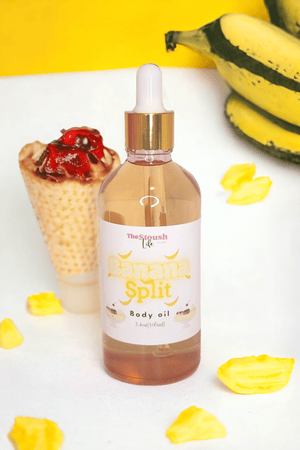 Banana Split Nourishing Body Oil | Body oil | Natural Skincare by Thestoushlife