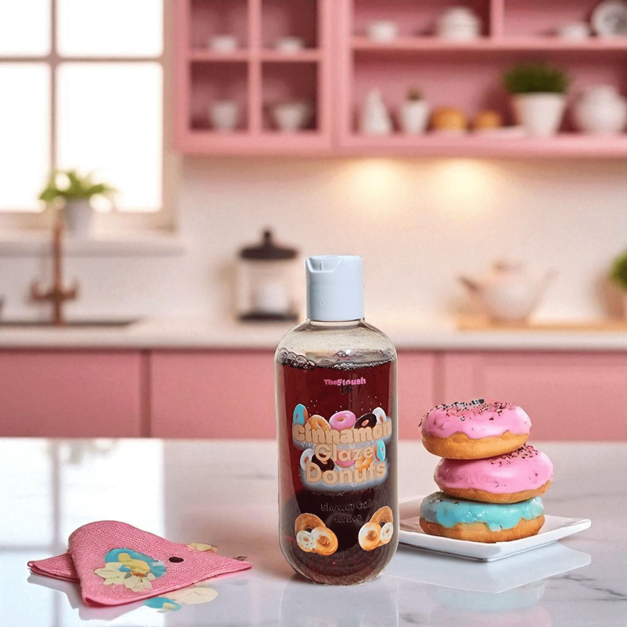 Cinnamon Glaze Donuts Hydrating Shower Gel | shower gel | Natural Skincare by Thestoushlife