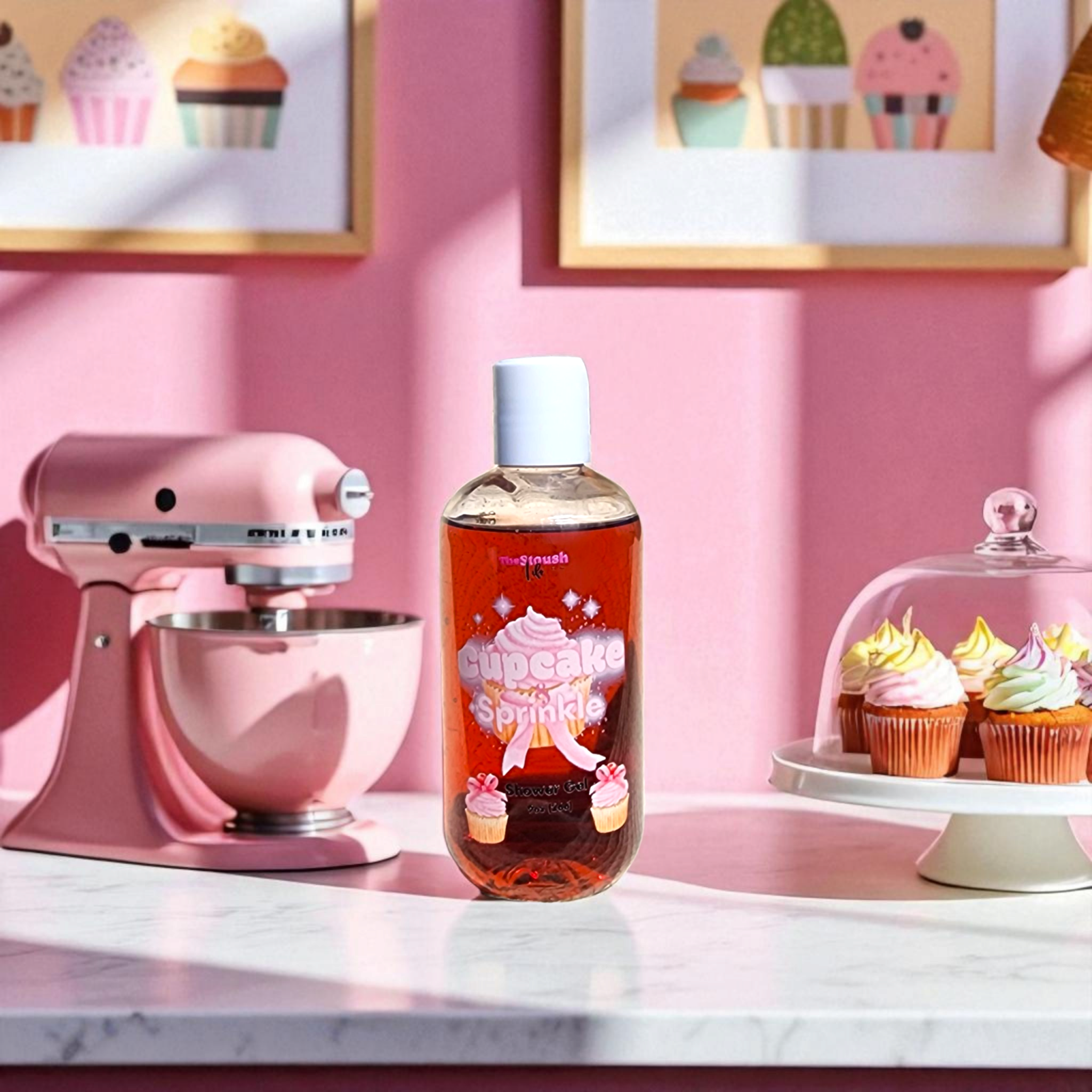 Cupcake & Sprinkles Hydrating Shower Gel | shower gel | Natural Skincare by Thestoushlife