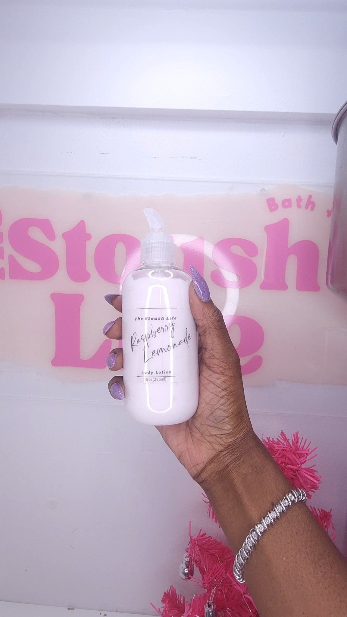 Raspberry Lemonade Hydrating Body Lotion | Lotion | Natural Skincare by Thestoushlife