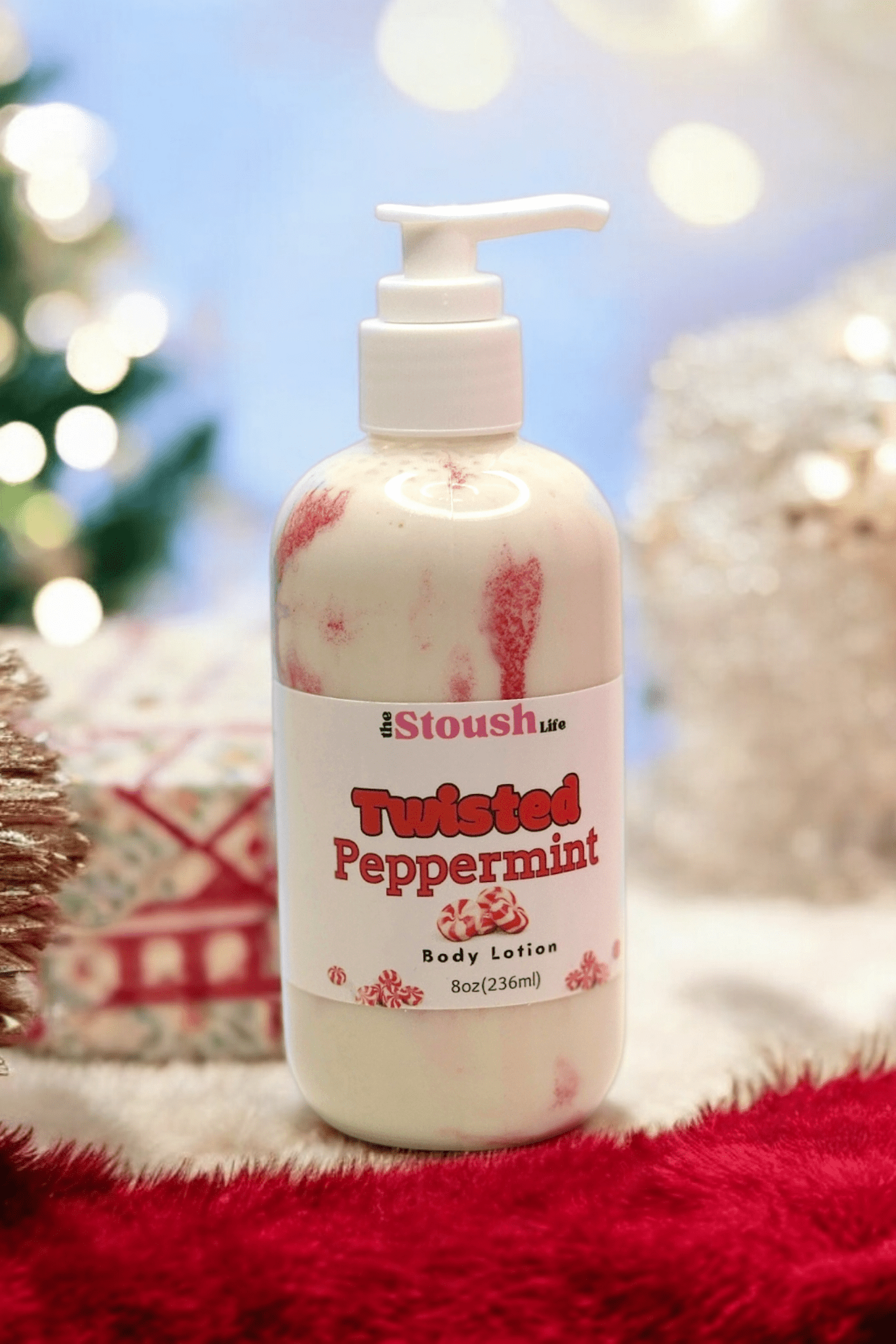 Twisted Peppermint Hydrating Body Lotion | Lotion | Natural Skincare by Thestoushlife